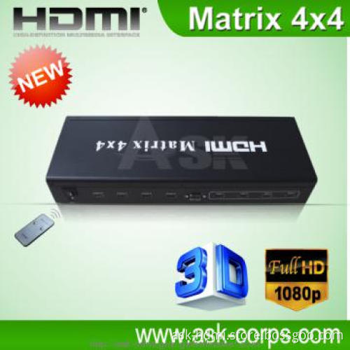 HDMI Matrix 4 in 4 out (With IR Control)